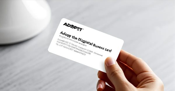 Adoptez la carte de visite numérique pour optimiser vos échanges